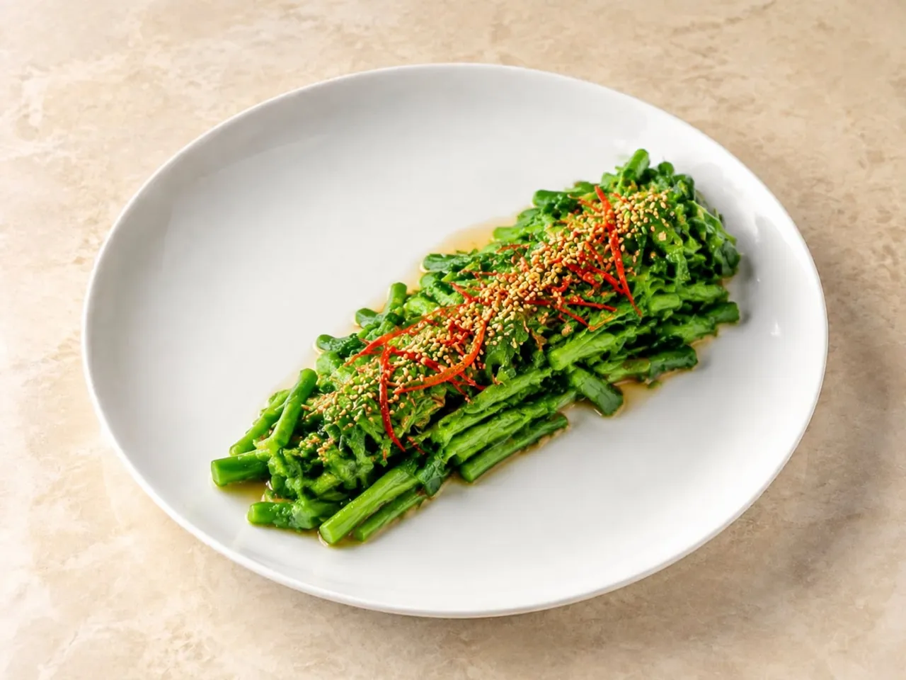 陈醋西洋菜嫩芽成品